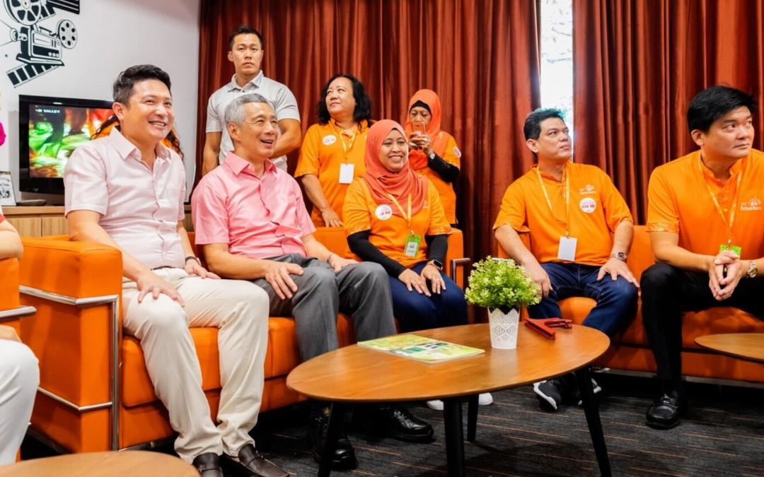 Dreambox Studio Event Photography with SM Lee Hsien Loong at Kebun Baru Community Centre opening ceremony